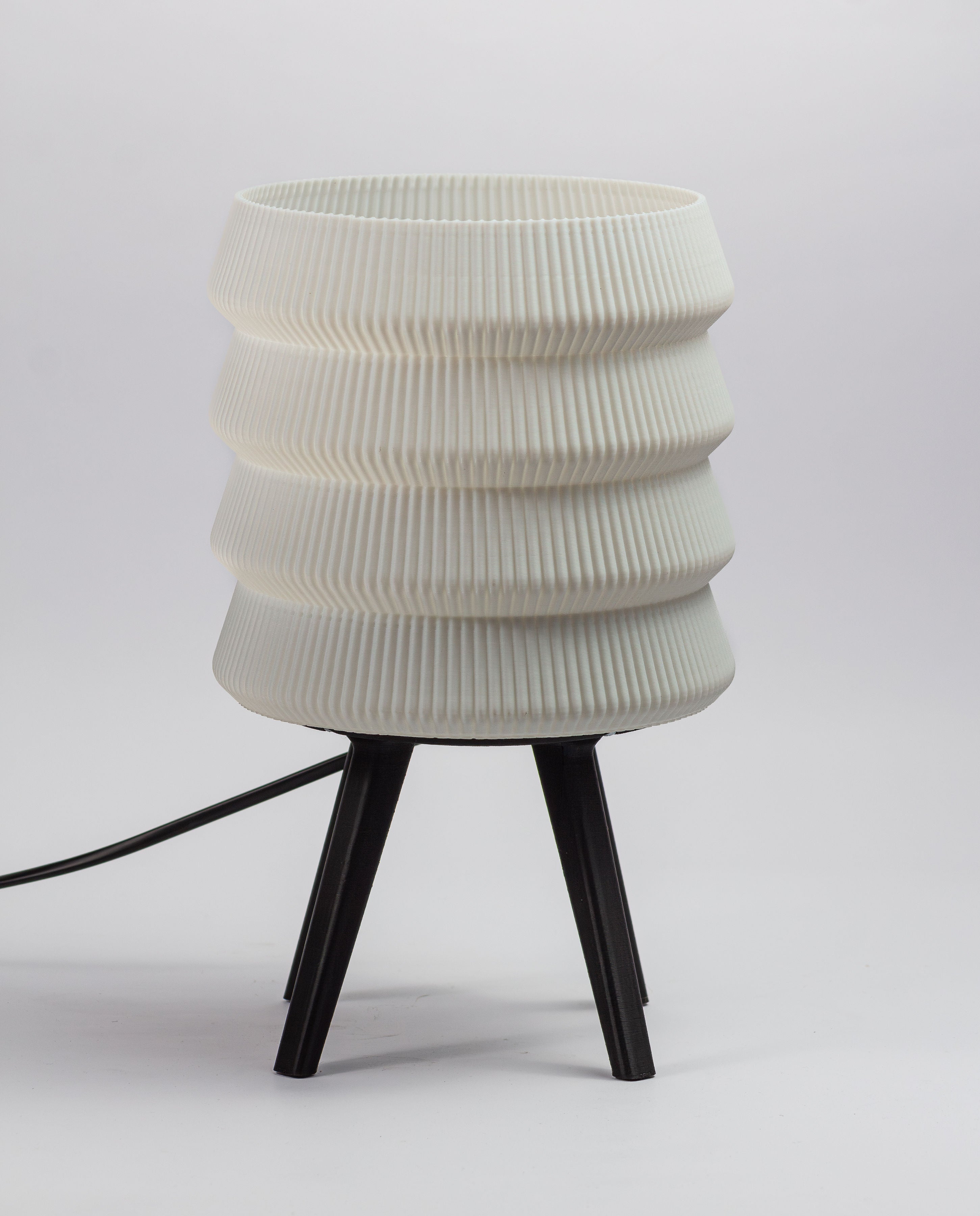 lámpara de mesa de noche japonesa