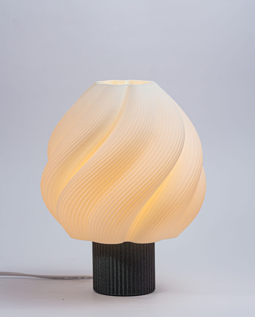 lámpara impresa en 3d cimosa lumiere
