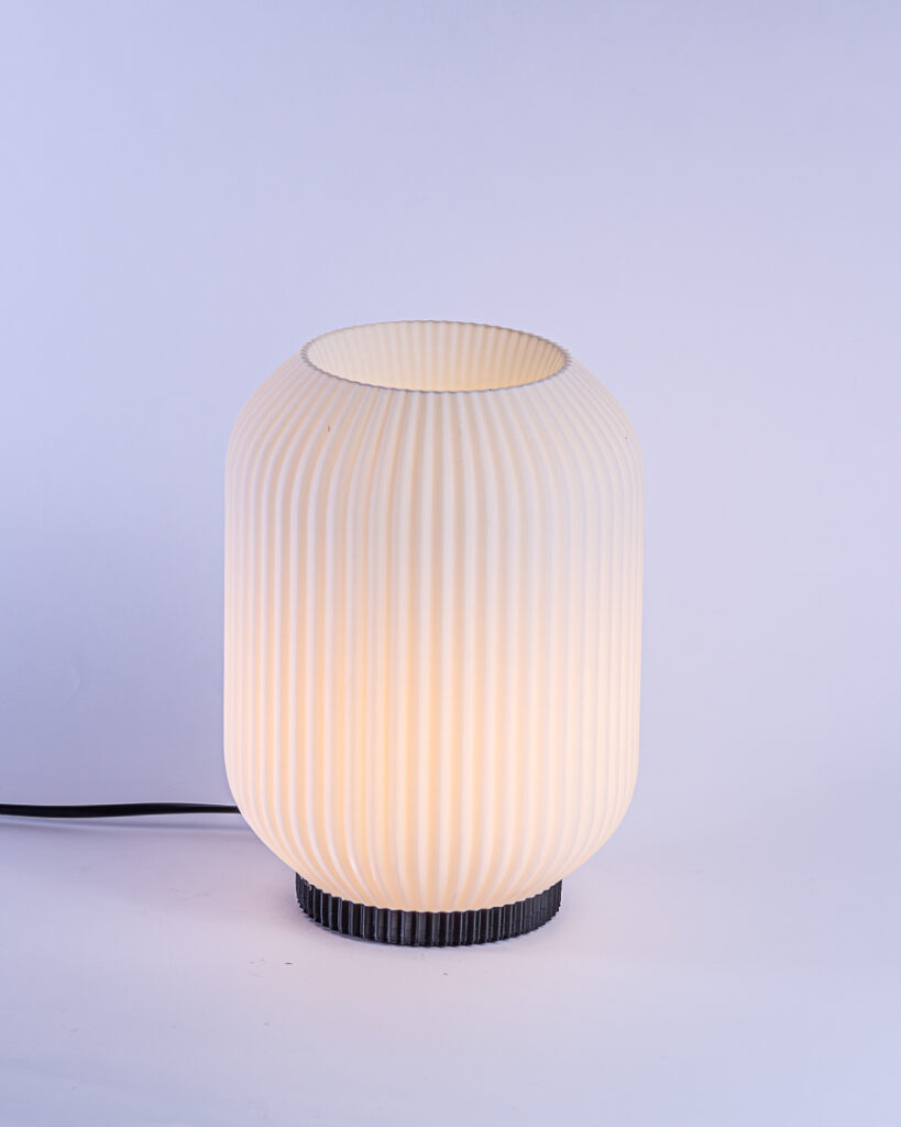 lámpara impresa en 3d globo lumiere