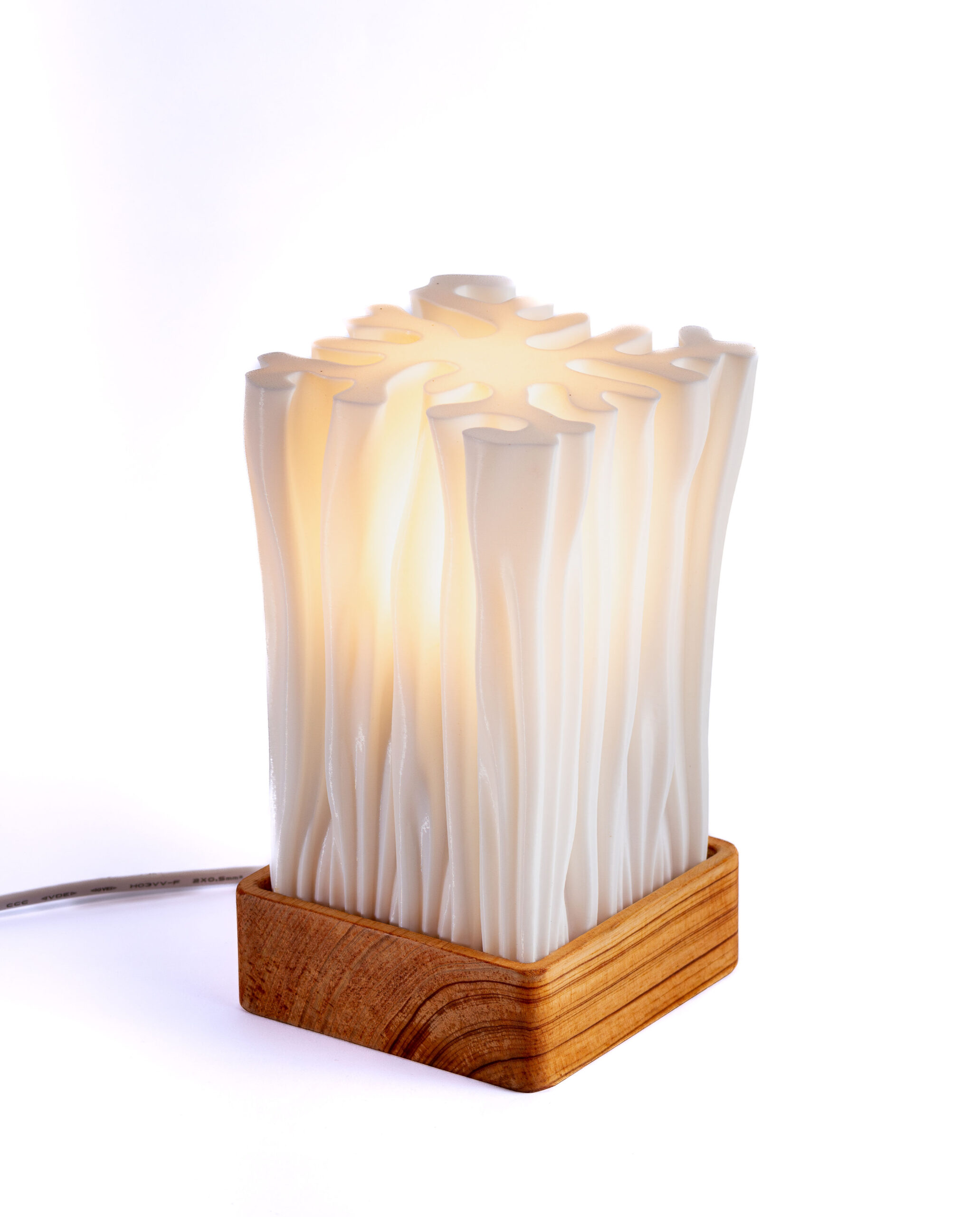 lámpara impresa en 3d anémona pequeña lumiere