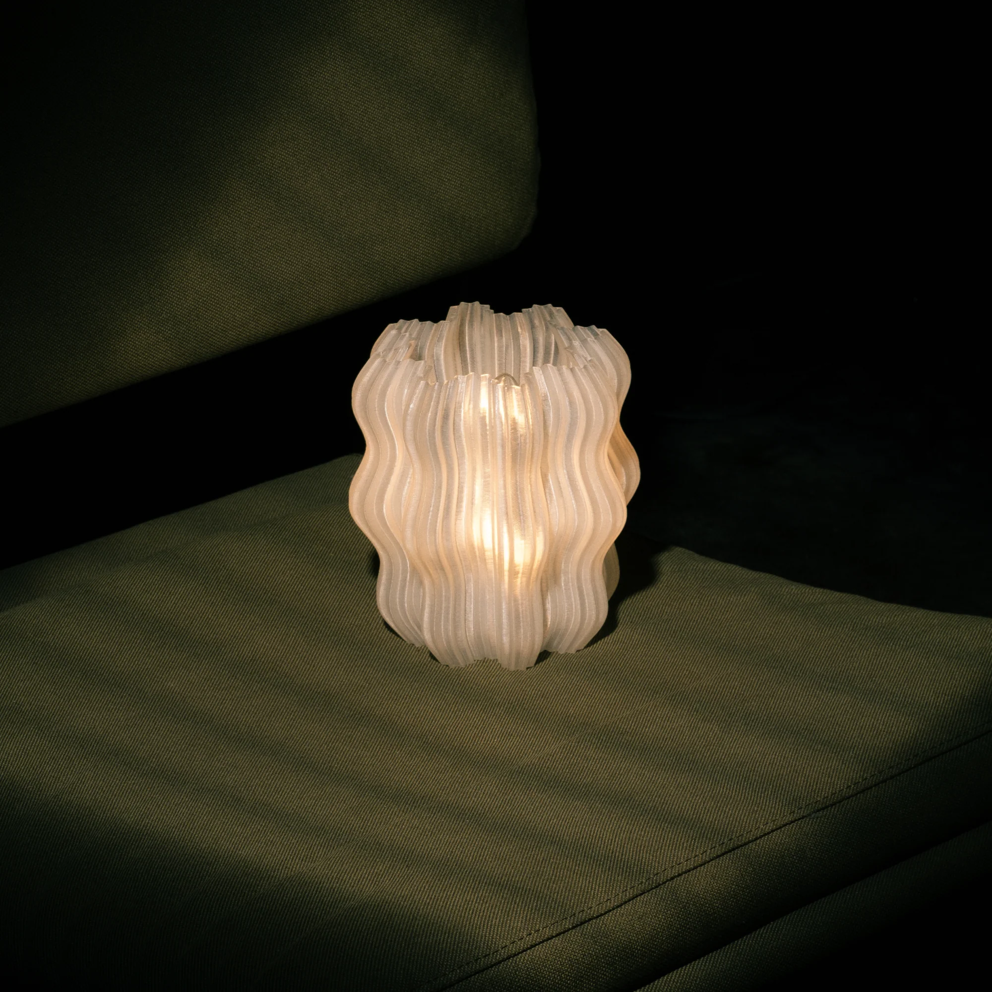 lámpara de mesa japonesa