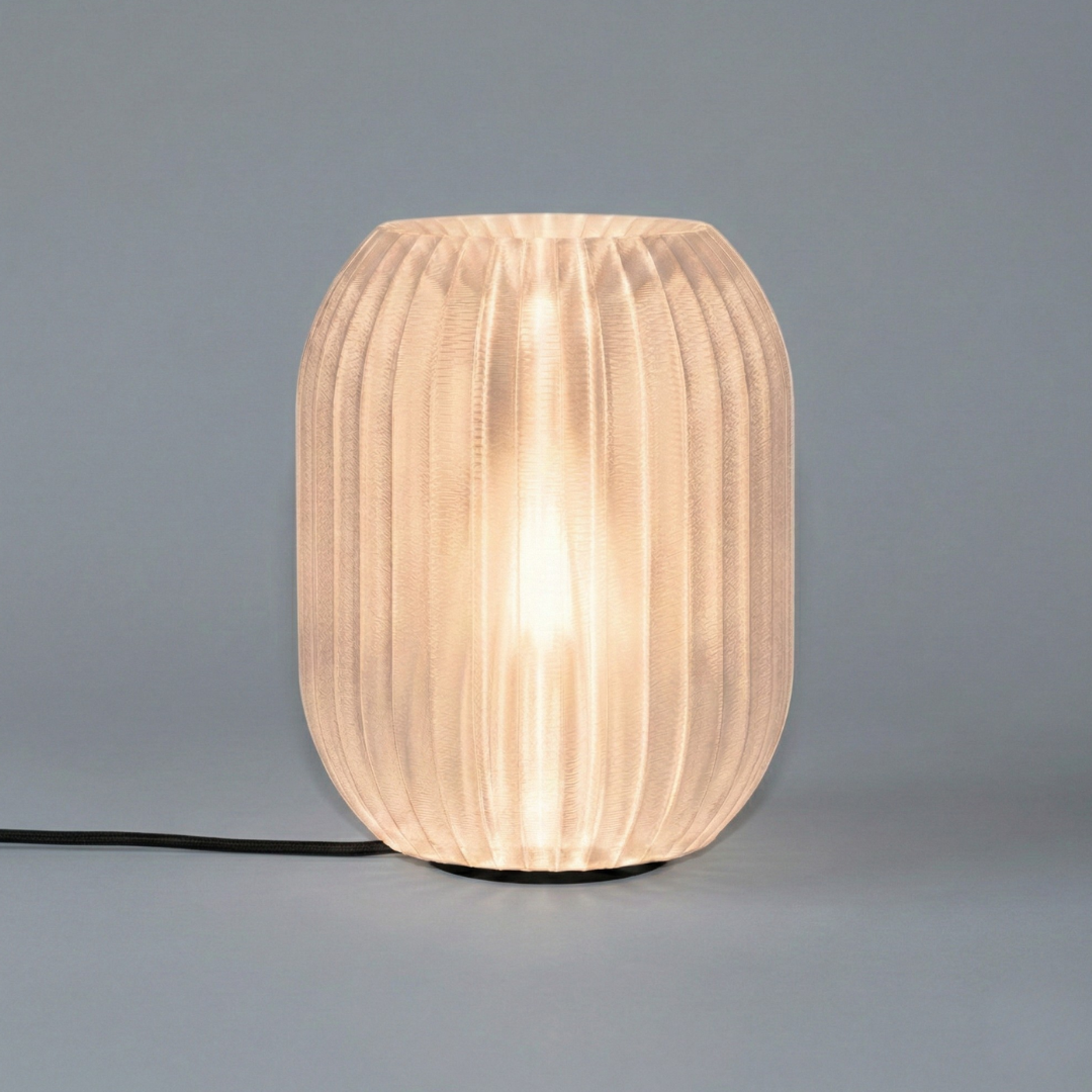 Lámpara de mesa, Cuveé, Lumiere. Lámpara impresión 3D. 